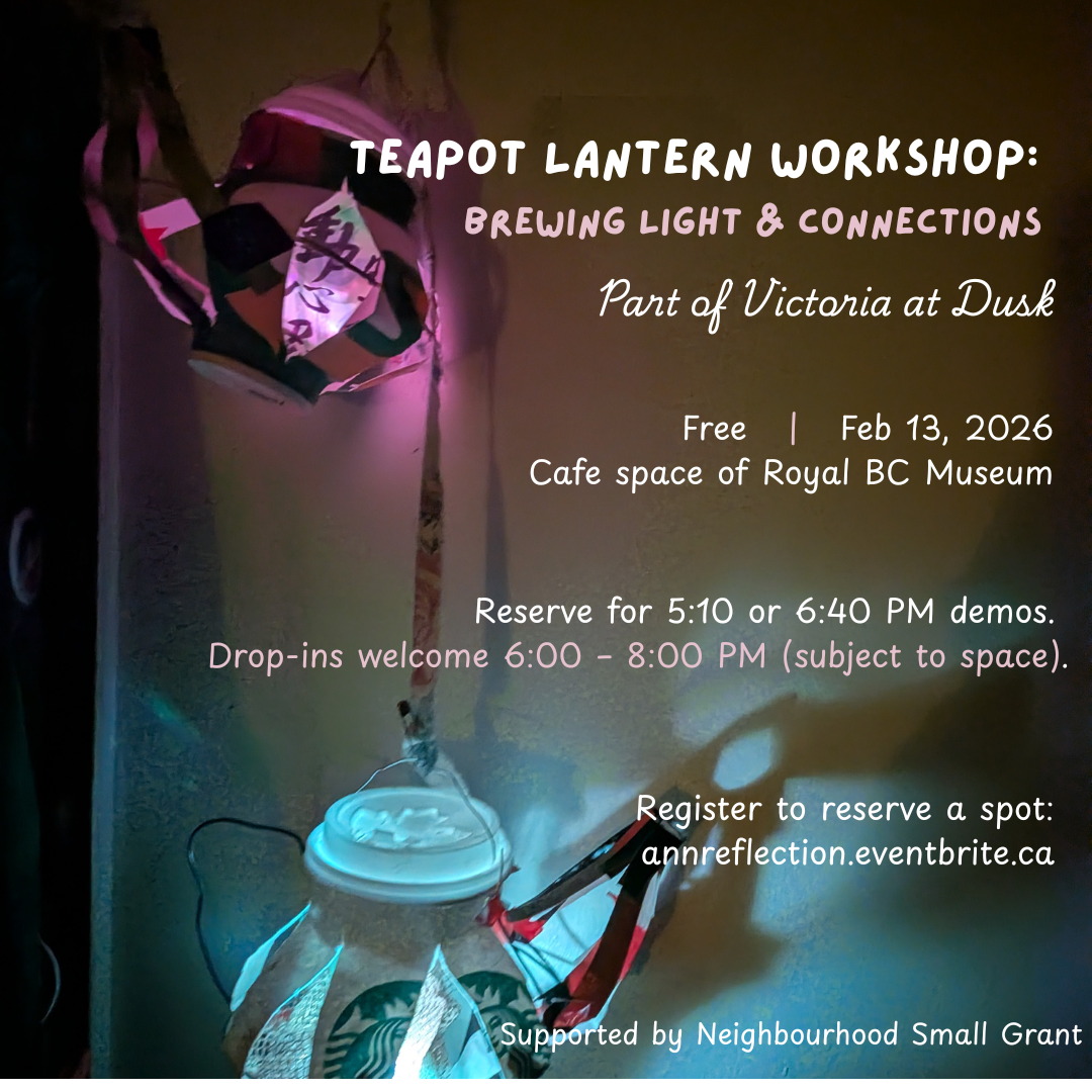 Teapot Lantern Workshop Poster